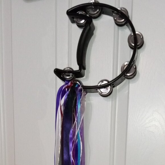 Black Moon Tambourine Inspired by Stevie Nicks W. Ribbons Handmade - Picture 8 of 9